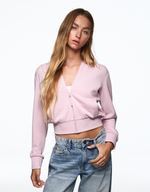 Женское худи на молнии с капюшоном - BERSHKA