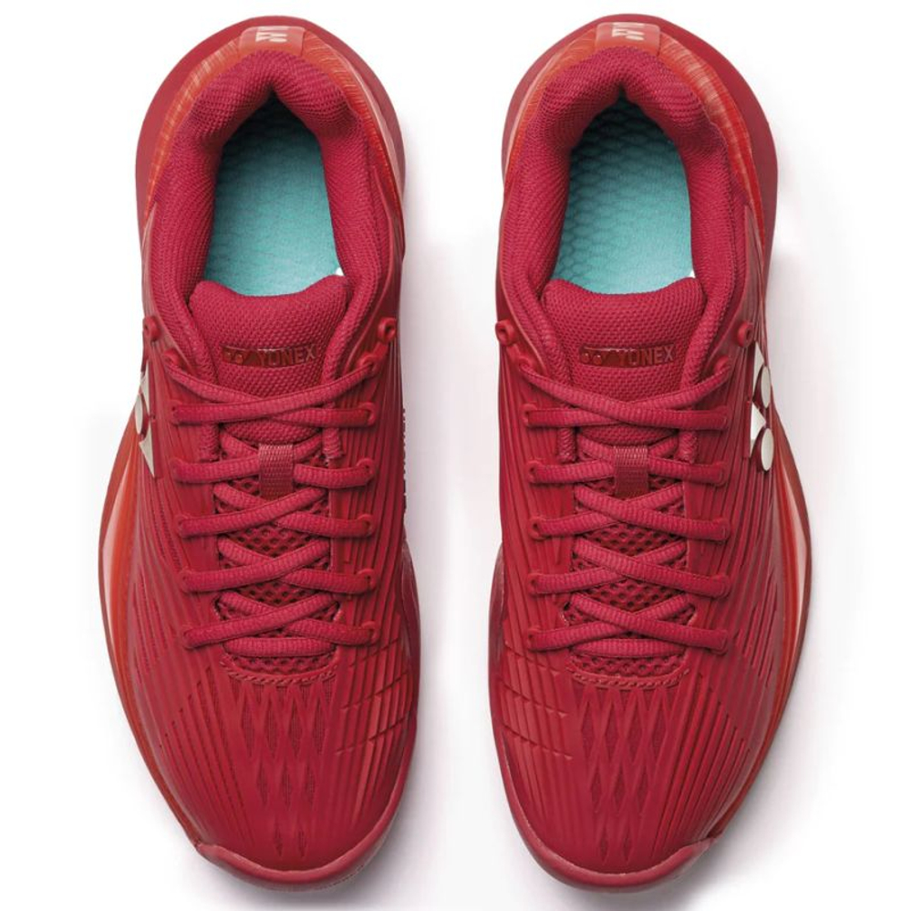 Мужские теннисные кроссовки Yonex Power Cushion Eclipsion 5 Clay - ruby red