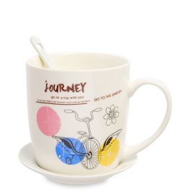 MUG-203/2 Кружка с ложкой «Мое путешествие»