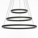 Citilux Дуэт CL719681 LED Люстра подвесная с пультом Чёрная