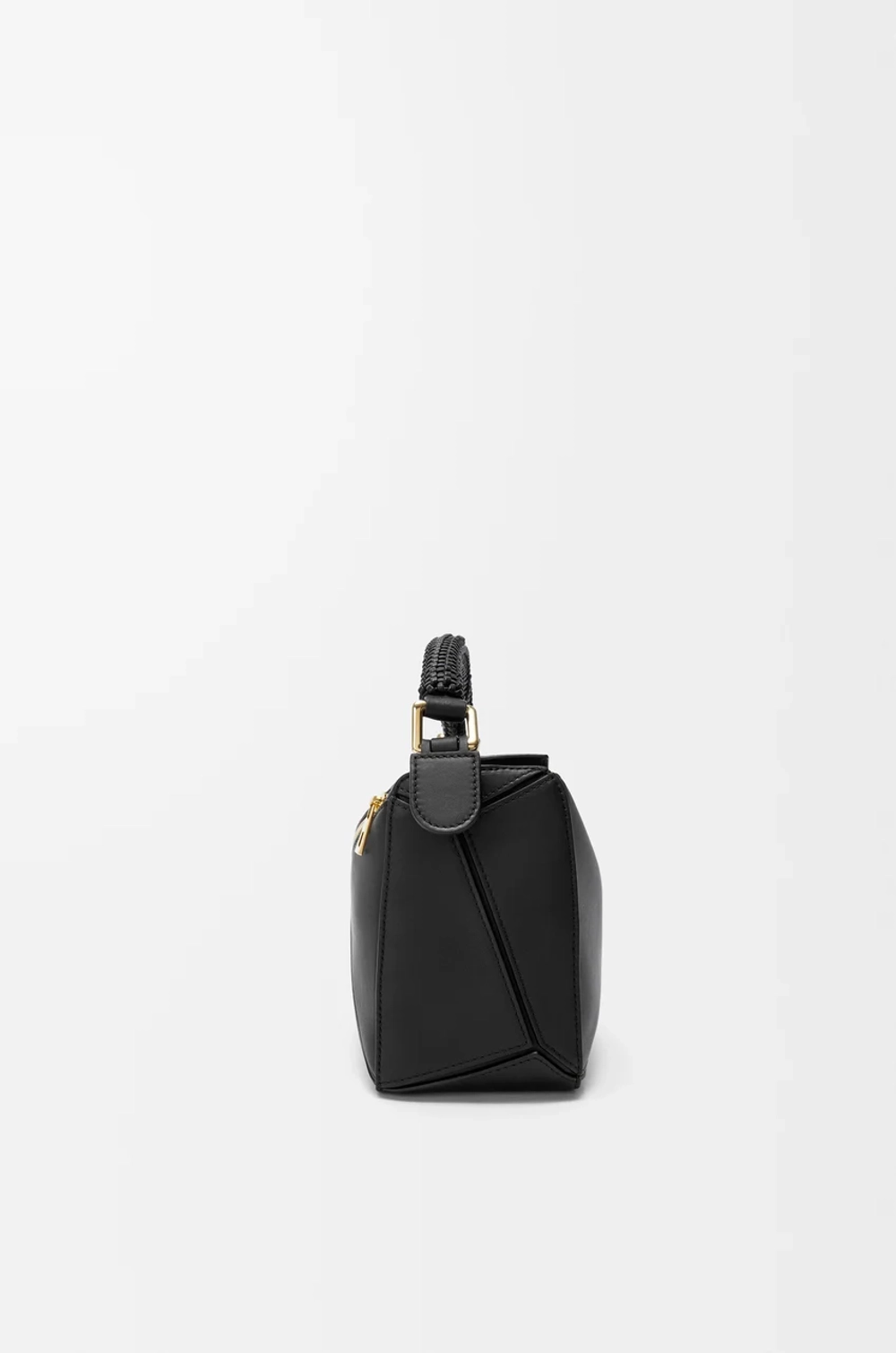 Loewe Маленькая сумка Puzzle из гладкой телячьей кожи и кожи ягненка наппа, черный