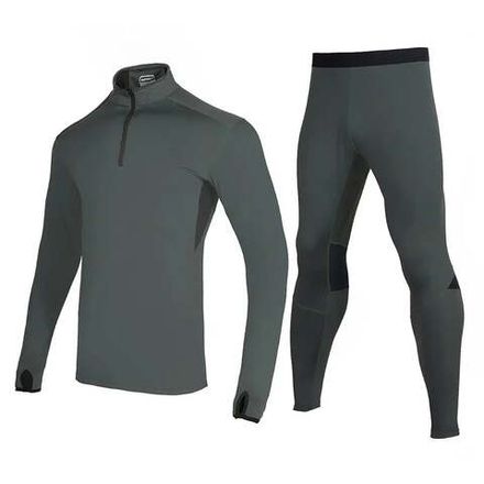 Термобелье Emersongear Zippered Breathable Warm Suit Underwear Greyish Green