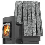 Дровяная банная печь Grill'D Cometa Vega 450 Long Max Stone (Серпентинит)