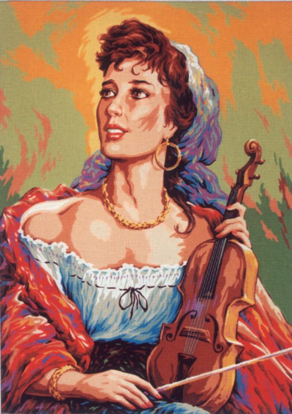Рисунок для вышивания Soulos (канва жесткая), Венгерская цыганка, 60х80 см