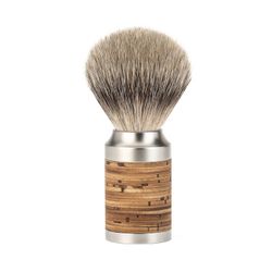 Помазок MUEHLE ROCCA, барсучий ворс высшей категории Silvertip, сталь, береста (091 M 95)