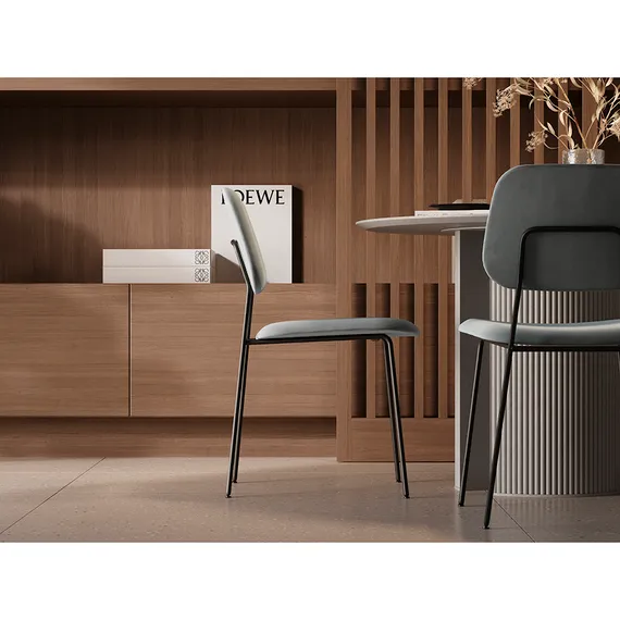 Стул Letto Soft бирюзовый велюр