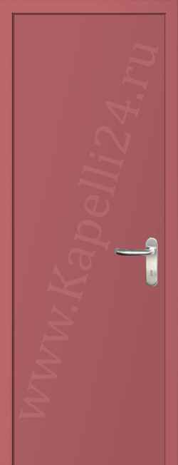 Дверь влагостойкая пластиковая KAPELLI multicolor ДГ RAL 3014 Темно-розовый + коробка