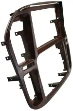 Магнитола для Toyota Land Cruiser 100, Lexus LX470 1998-2002 (кондиционер или климат внизу, рамка дерево) - FarCar монитор 12.3" 2K QLED на Android 14, Быстрая, CarPlay, 4G SIM-слот