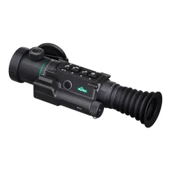 Тепловизионный прицел ATAK ET36Z-2550LRF (с дальномером и креплением Picatinny) - вид сбоку, наглазник и кнопки