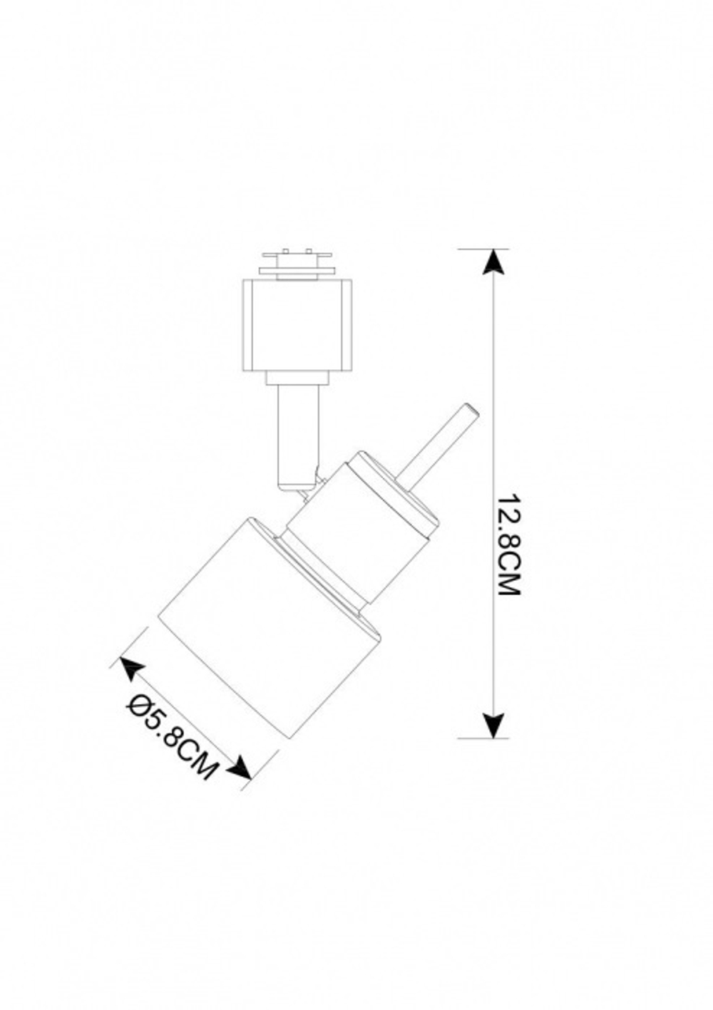 Трековый светильник Arte Lamp ALMACH A1906PL-1BK
