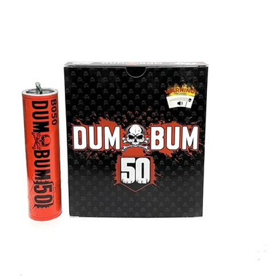 Петарды фитильные "DUM BUM 50" В050 150мм 30-36мм к-т4