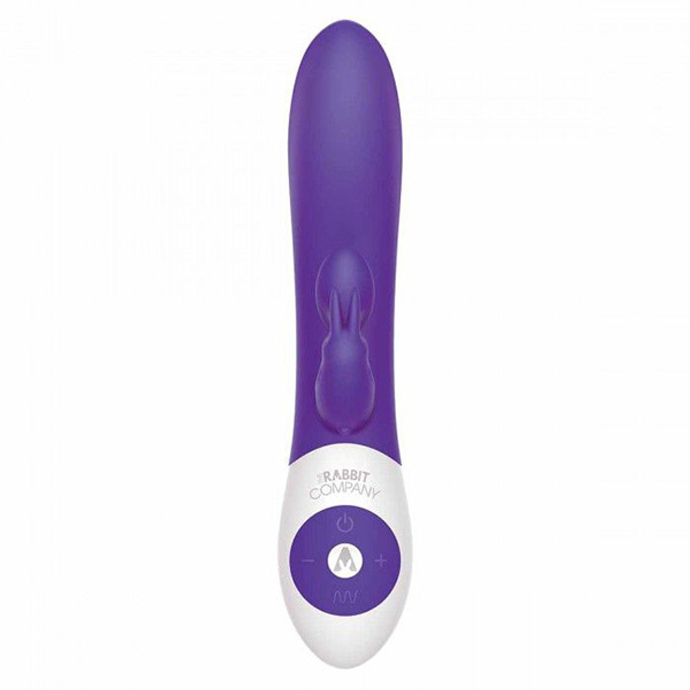 Фиолетовый вибратор-кролик 20,3см The Rabbit Company Kissing Rabbit TRC-015PUR