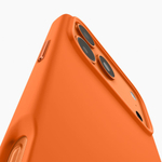 Чехол Spigen Silicone Fit Mag Magsafe для iPhone 17 Pro Max Cosmic Orange