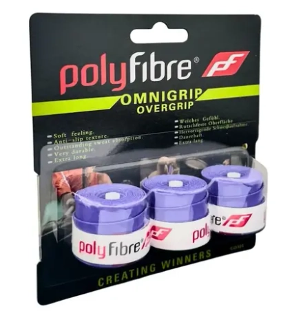 Теннисные намотки Polyfibre Omnigrip Overgrip 3P - purple