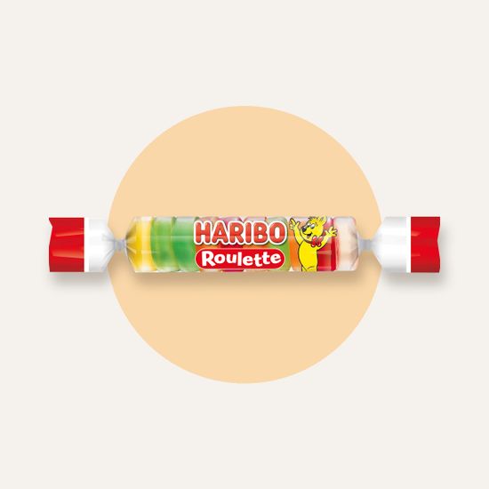 Жевательные конфеты Haribo Roulette — упаковка крупно
