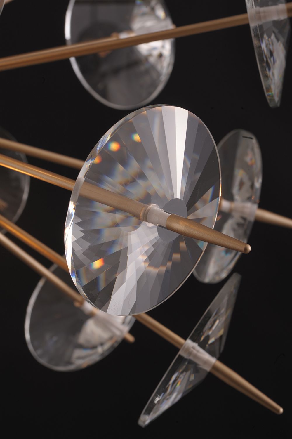 Люстра Sputnik 6D gold