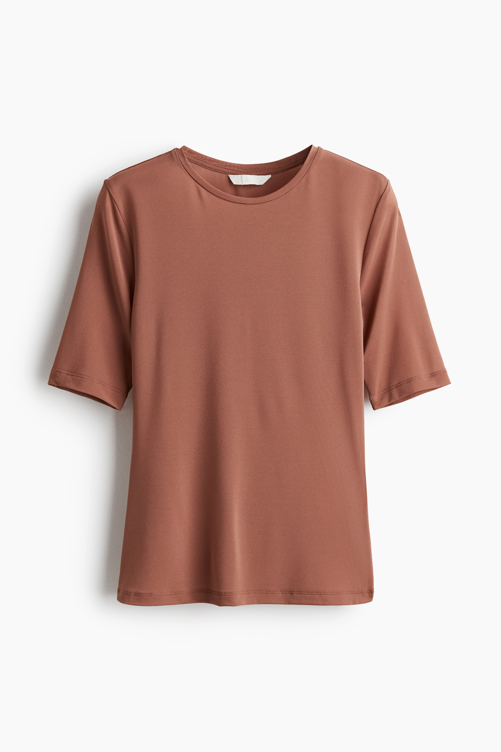 Облегающая футболка — Кремовый - H&M