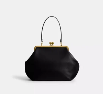 COACH Сумка Kisslock Frame, черный