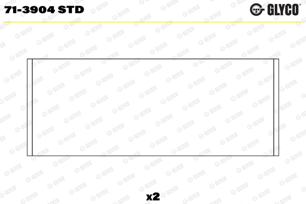 GLYCO - 713904STD-GLY - Posteljica lezaja klipnjace