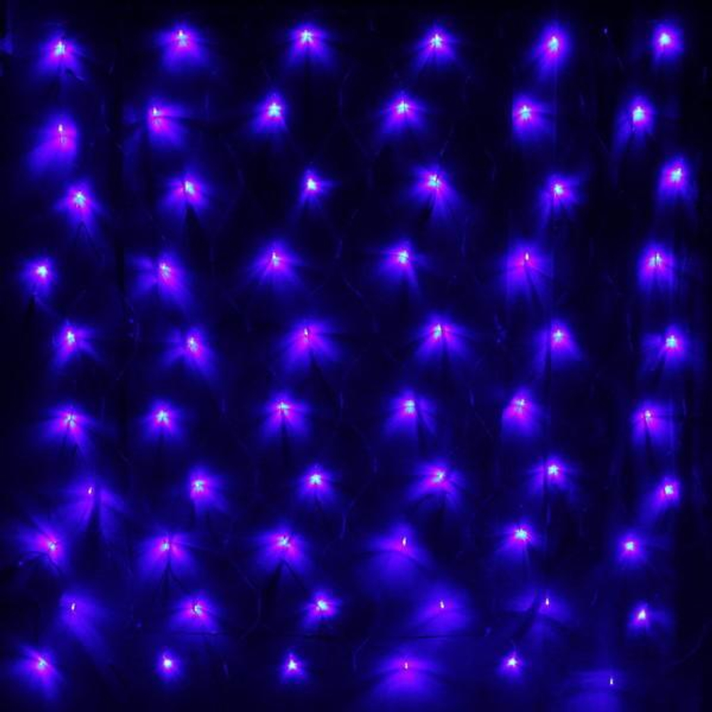 Гирлянда для улицы Сетка 2,0м 192ламп LED, 8 реж. Синий