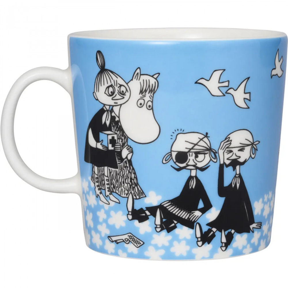 Moomin Кружка Arabia Muumi muki, Rauha, голубая, 400 мл (Из Финляндии)