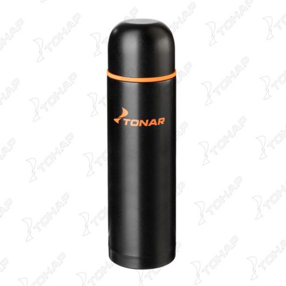 Термос TONAR 1200ML HS.TM-026 черный (дополн.пласт.чашка)