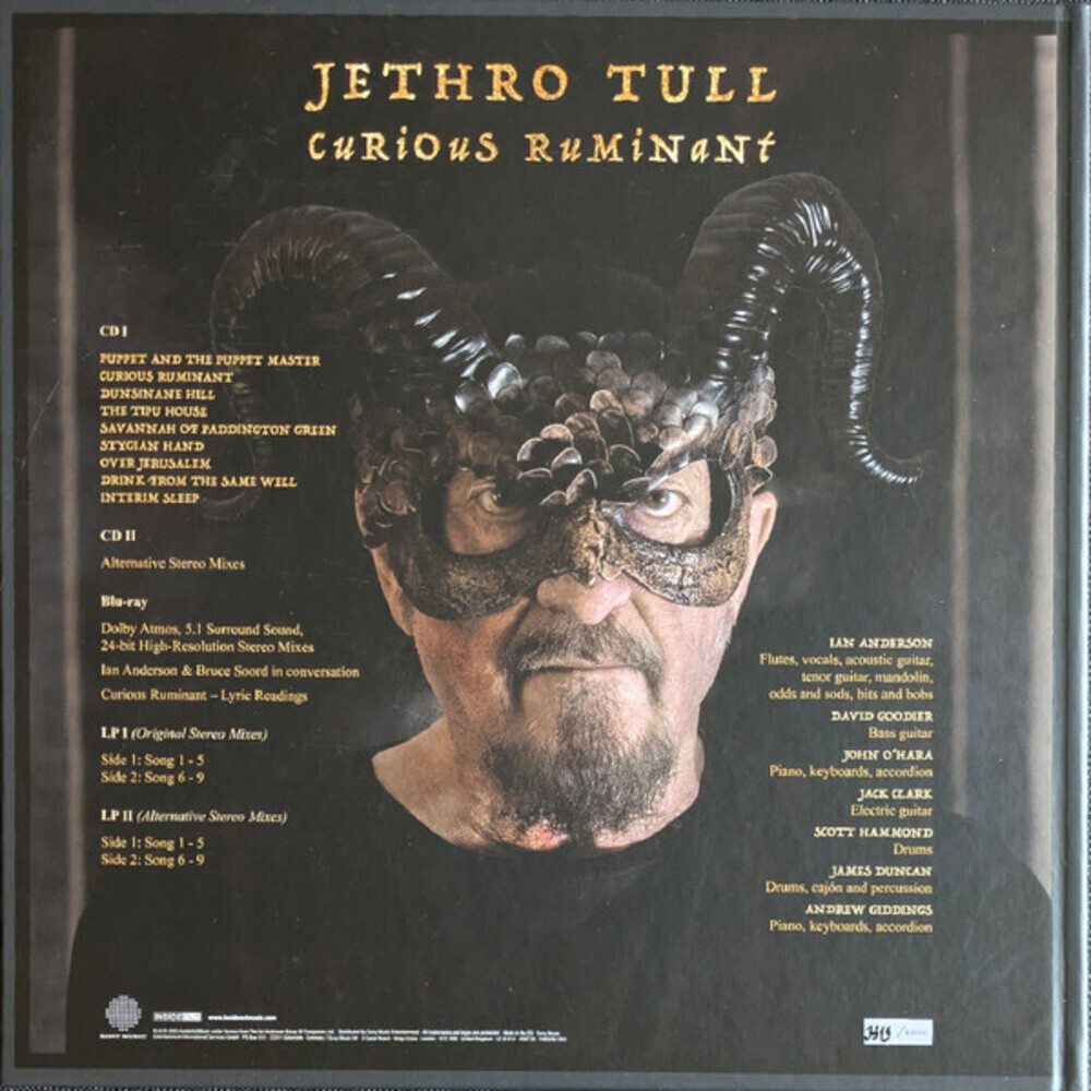 Jethro Tull / Curious Ruminant (Deluxe Edition)(Clear Vinyl)(2LP+2CD+Blu-ray Audio)