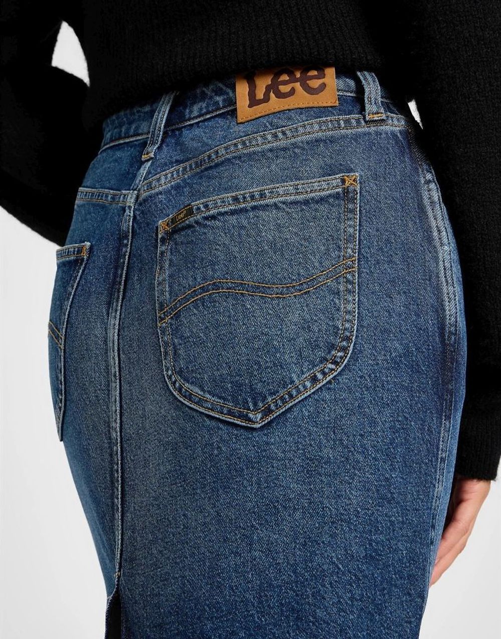 Юбка джинсовая женская LEE MIDI SKIRT