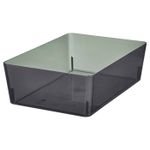 Контейнер IKEA KUGGIS (КУГГИС), Пластик, Черный, 18x26x8 см