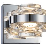 Настенный светильник MB22030002-1A chrome/clear