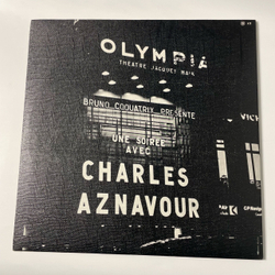 Винтажная виниловая пластинка LP Charles Aznavour Шарль Азнавур, Aznavour Chez Lui, A Paris (Франция 1973)