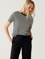 Футболка с коротким рукавом из чистого хлопка T41007391 - Marks & Spencer