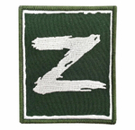 Полевой шеврон Z 8x10 см