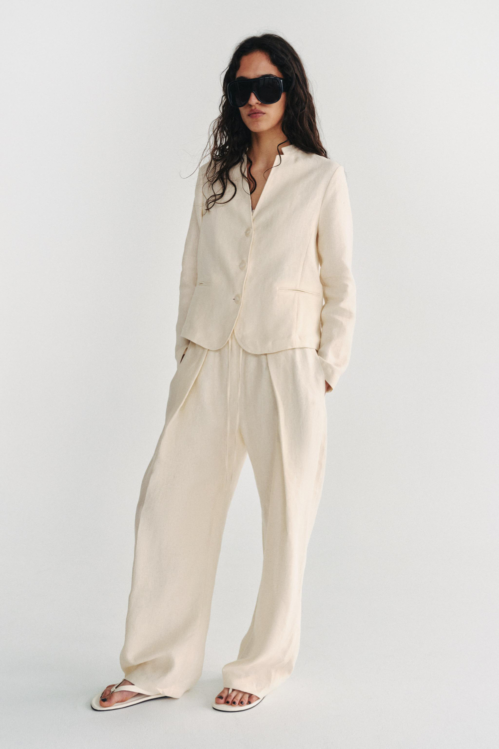 БЛЕЙЗЕР ИЗ 100% ЛЬНА — ZW COLLECTION — ZARA