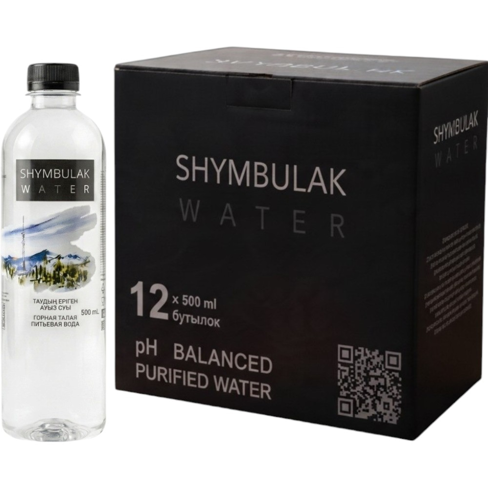 Вода Shymbulak 0,5 л. PET В коробке (12 шт)