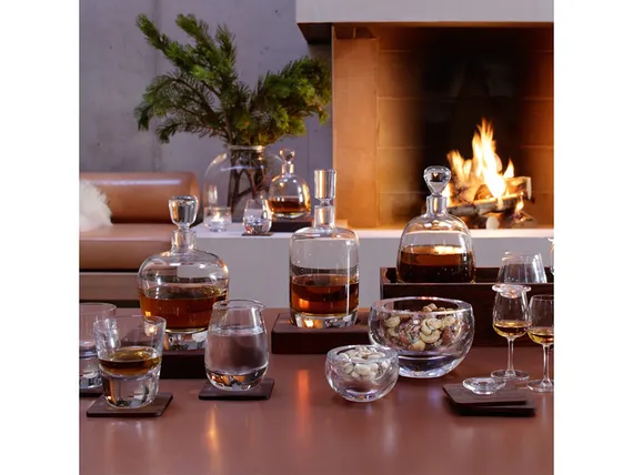 Декантер с деревянной подставкой islay whisky, 1 л