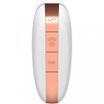 Вакуумный клиторальный стимулятор с вибрацией Satisfyer Love triangle white