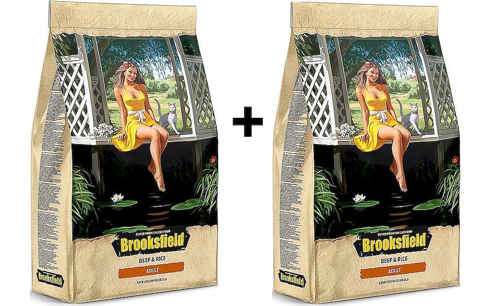 BROOKSFIELD Adult Cat Beef Сухой корм для взрослых кошек 400г Говядина/рис ПРОМО 1+1 BROOKSFIELD Adult Cat Beef Сухой корм для взрослых кошек 400г Говядина/рис ПРОМО 1+1