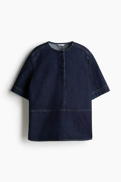Джинсовый топ-поповер - H&M