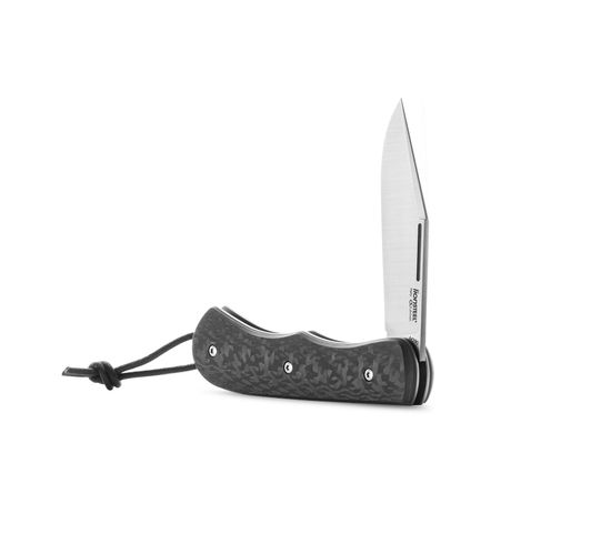 Складной нож Lion Steel "BOLUS " L/CK0212RCF c клинком из стали Böhler M390 Microclean®, рукоять титан / карбон