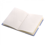 Записная книжка 12,5 см * 17,5 см , 7БЦ, Alingar, ламинация (soft touch), клапан на магн со стразой, 95л., комбинир. внутр. блок, "Кот с лимонами"
