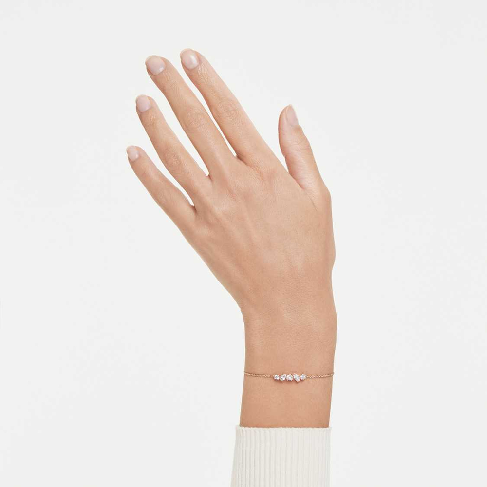 MESMERA:BRACELET WHITE/ROS