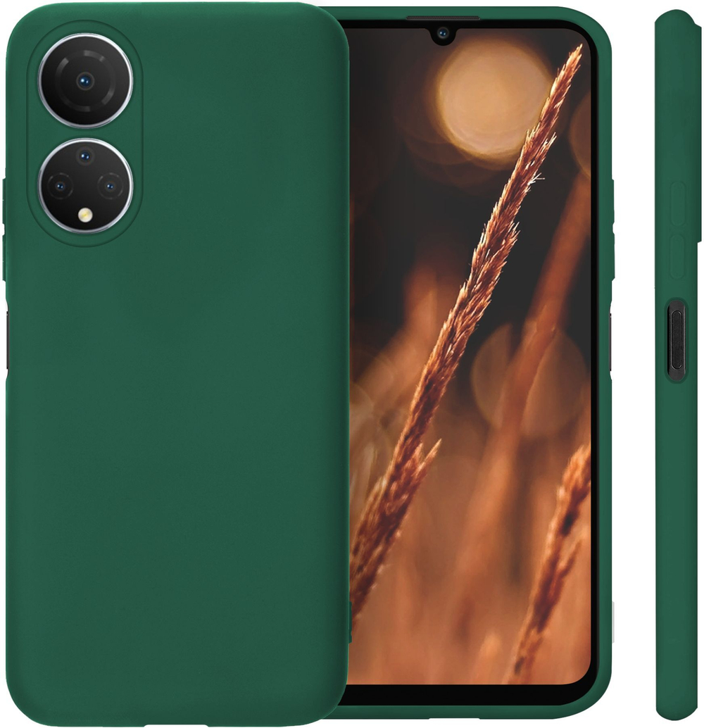 Мягкий Soft Touch чехол из силикона для HONOR X7 (не 7a,7b,7c) с бархатной подкладкой
