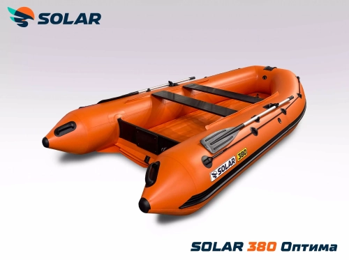 Лодка надувная моторная solar-380 к (оптима)