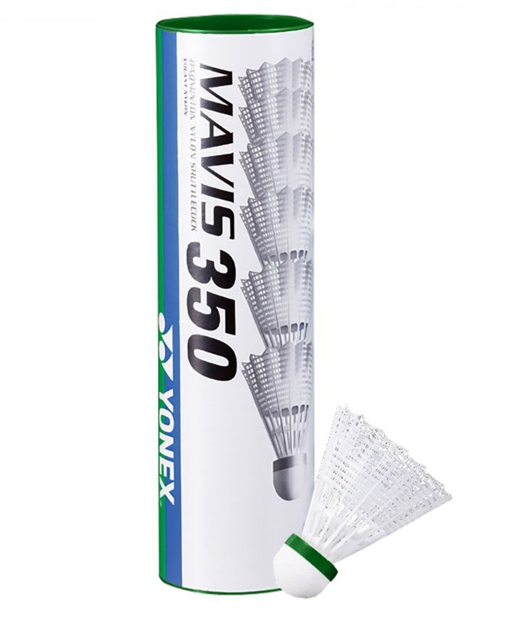 Воланы для бадминтона Yonex Mavis 350 Nylon 6P - белые