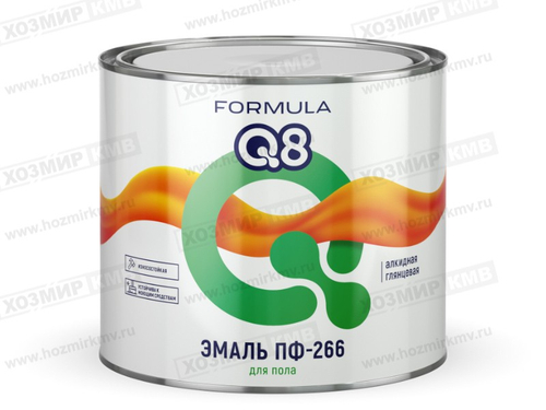 1,8 кг (FORMULA Q8) Эмаль Красно-коричневая ПФ-266