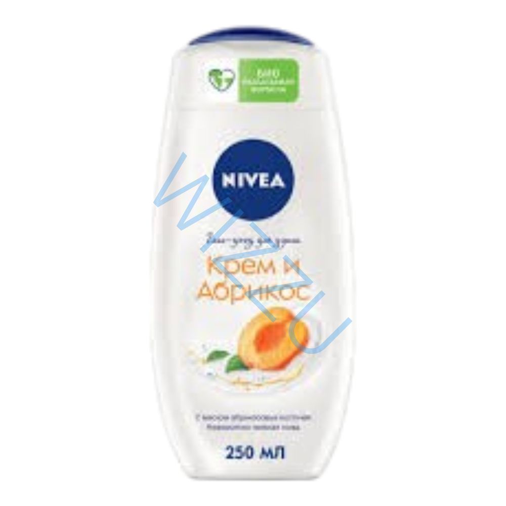 Гель-уход для душа Nivea Крем Абрикос 250мл