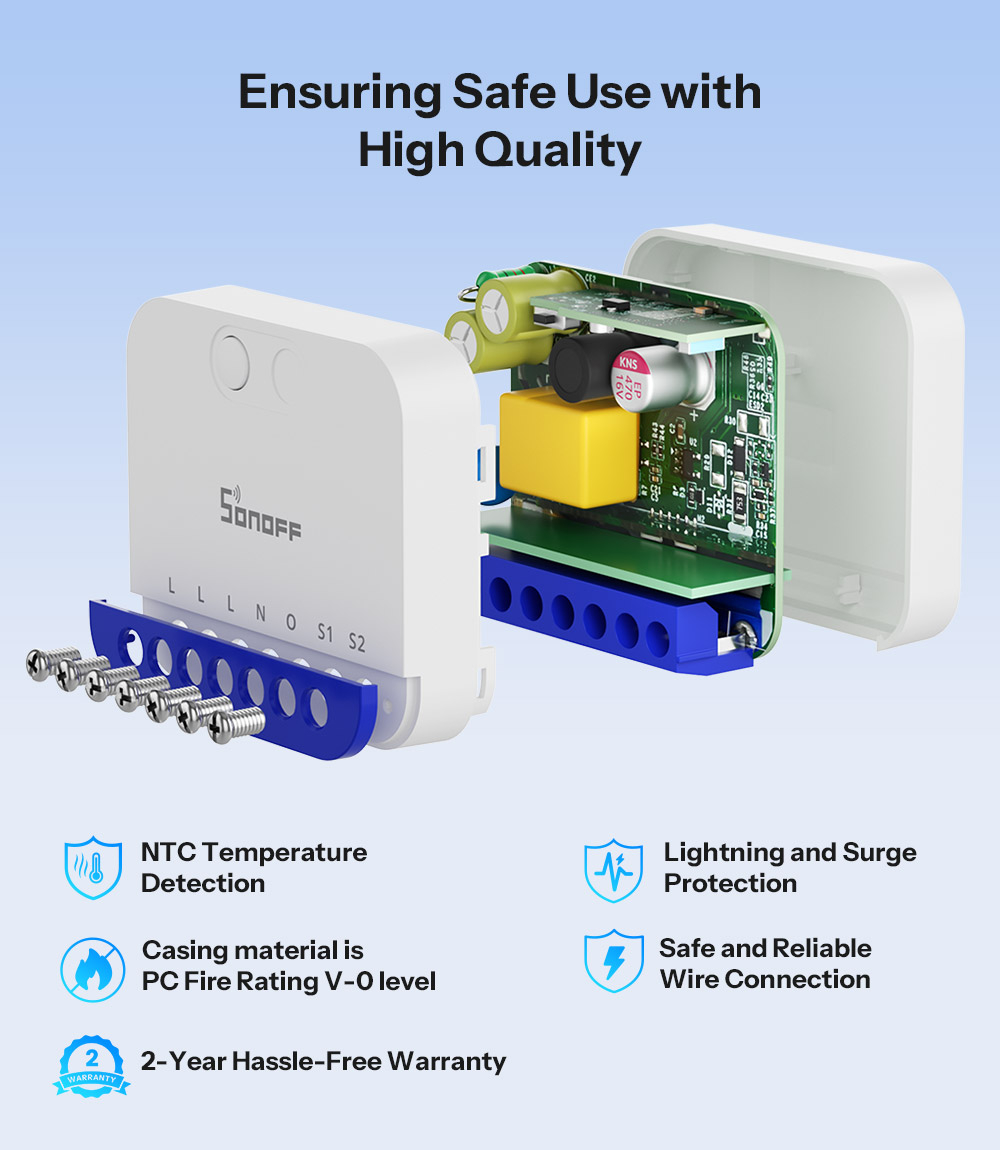 Димер WiFi SONOFF MINI-DIM WIFI