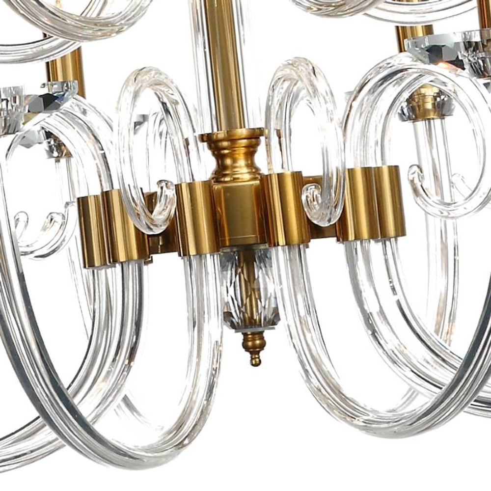 Люстра подвесная Stilfort 1050/03/15P серия Glass / Гласс