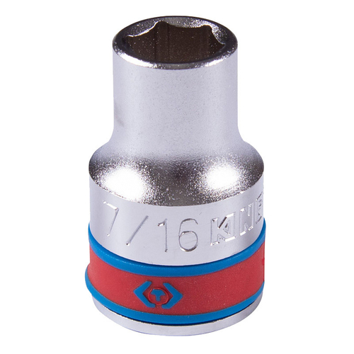 KING TONY (433514S) Головка торцевая стандартная шестигранная 1/2", дюймовая 7/16"